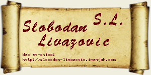 Slobodan Livazović vizit kartica